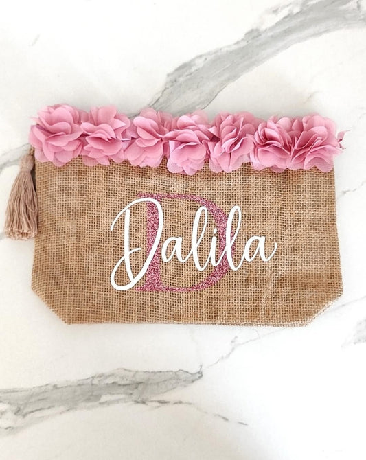 Pochette Juta Personalizzate Fiori